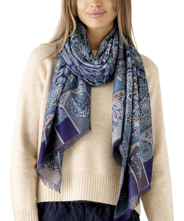 Scarf for Women Spanish Design Elegant Long Shawl Scarves for Summer Fall