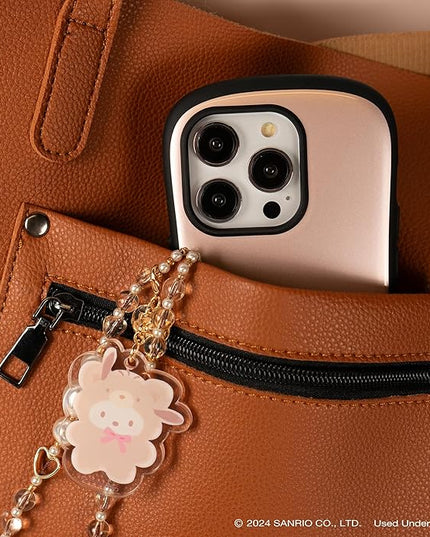 iFace Hello Kitty and Friends Beaded Wristlet Universal Charm Strap [Latte Bear Series] – Cute Wrist Strap for Cell Phone Camera Keys AirPods