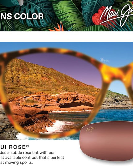 Maui Jim unisex-adult Hiehie Round Sunglasses