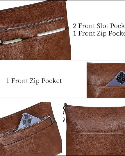 Iswee Crossbody Bag for Women Leather Purses Fashion Designer Handbags
