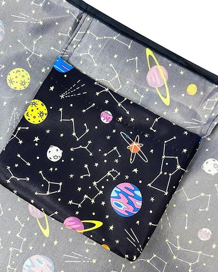 allydrew Large Foldable Tote Nylon Reusable Grocery Bags