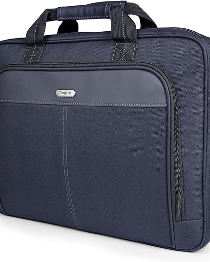 Targus Classic Slim Laptop Bag - Ergonomic Briefcase and Messenger Bag - Spacious Foam Padded for Laptops and Under