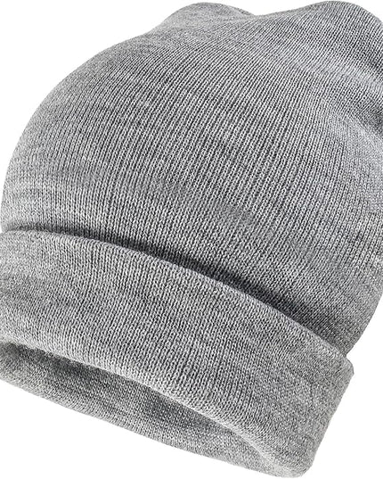Gelante Unisex Beanie Cap Knitted Warm Solid Color and Multi-Color Multi-Packs