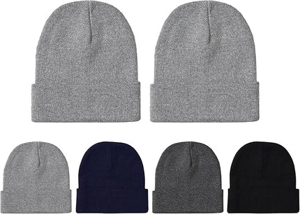 Unisex Winter Beanie – Warm Knit Hat for Men & Women, Soft Stretchy Cold Weather Cap for Outdoor, Running & Hiking