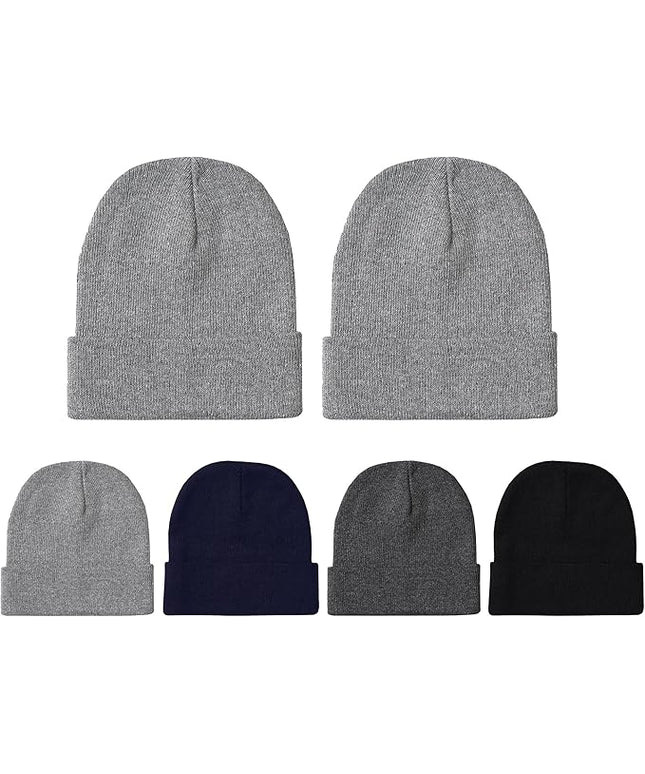 Unisex Winter Beanie – Warm Knit Hat for Men & Women, Soft Stretchy Cold Weather Cap for Outdoor, Running & Hiking
