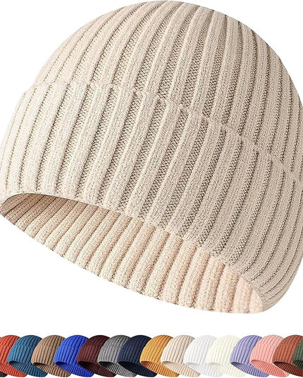 HiRui Knit Beanie for Men Women Kids, Winter Hats Warm Classic Daily Skull Caps