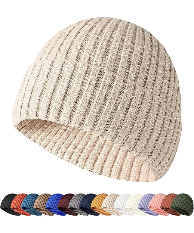 HiRui Knit Beanie for Men Women Kids, Winter Hats Warm Classic Daily Skull Caps