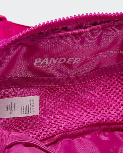 Pander Two Way Zipper Fanny Pack Nylon Everywhere Belt Bag for Women, Water Repellent Waist Packs, Crossbody Bags with Adjustable Strap (Grape Purple)
