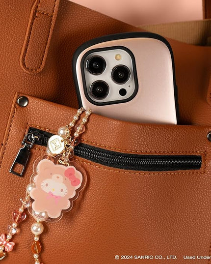 iFace Hello Kitty and Friends Beaded Wristlet Universal Charm Strap [Latte Bear Series] – Cute Wrist Strap for Cell Phone Camera Keys AirPods
