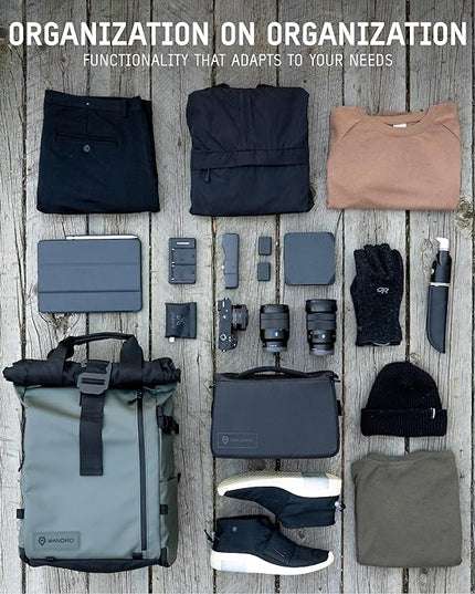 WANDRD PRVKE 31L, V3 Backpack: Weather-Resistant Travel & Camera Backpack with Laptop Sleeve, Quick Side Access, Clamshell Opening – Ideal Photography & Travel Bag
