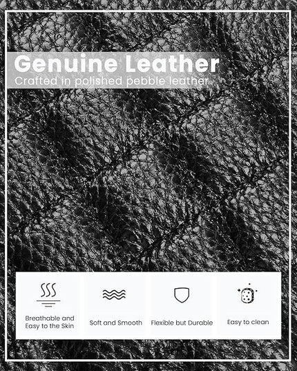 befen Genuine Leather Small Crossbody Bags for Women, Cell Phone Cross body Purse Bag with RFID Blocking Card Slots