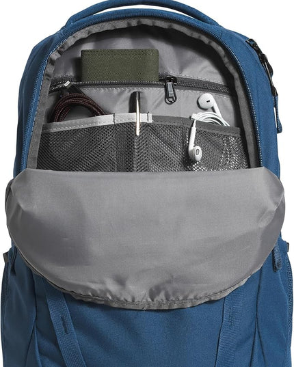 The North Face Vault Everyday Laptop Backpack - Commuter Travel Bag, Water-Repellent Finish, Spacious Compartment, Shady Blue/TNF White-NPF, One Size