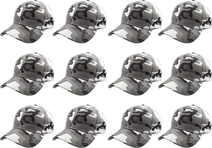 Gelante Plain Blank Baseball Caps Adjustable Back Strap Wholesale LOT 12 PC'S
