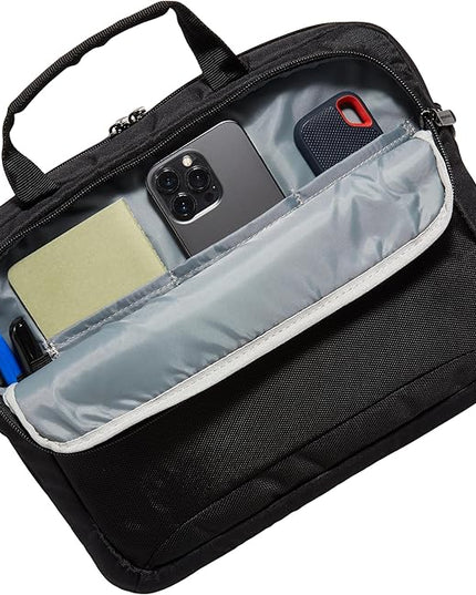 Amazon Basics Laptop Carrying Case, Black | 14 inch, Shoulder Strap, 24-pack