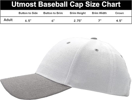 Utmost Structured Baseball Cap with Adjustable Closure - Performance Hat for Outdoor Activities