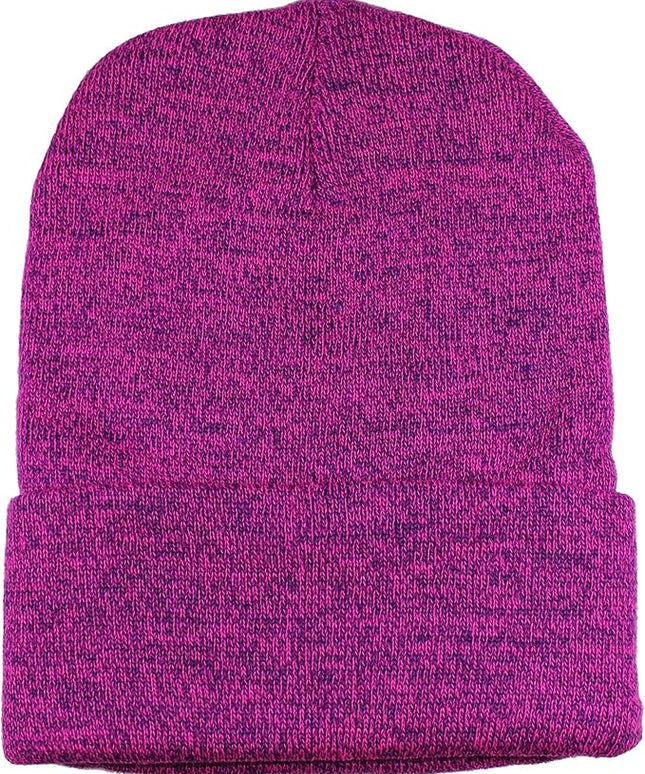 Gelante Unisex Beanie Cap Knitted Warm Solid Color and Multi-Color Multi-Packs
