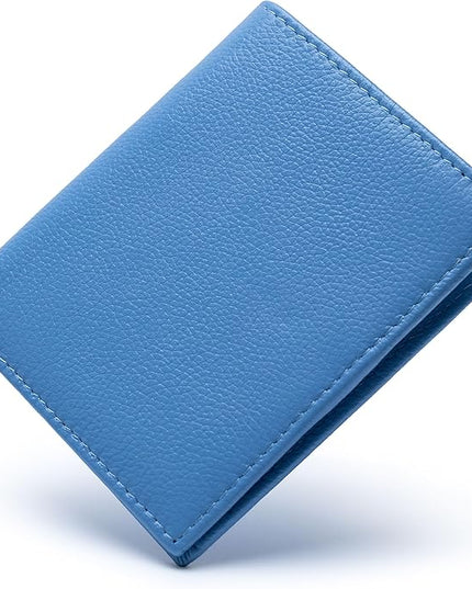 Bveyzi Ultra Slim Small RFID Wallet for Women, Leather Tiny Thin Bifold Pocket Ladies Wallet