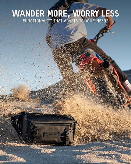 WANDRD ROGUE V1 9L Sling: Compact Camera Sling and Crossbody Bag with Fast Access, 3-Way Carry– Lightweight Everyday Bag Great for Travel, Photography, and Daily Use (Uyuni Purple)