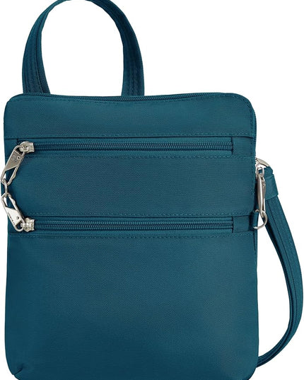 Travelon Anti-theft Classic Slim Double Zip Crossbody