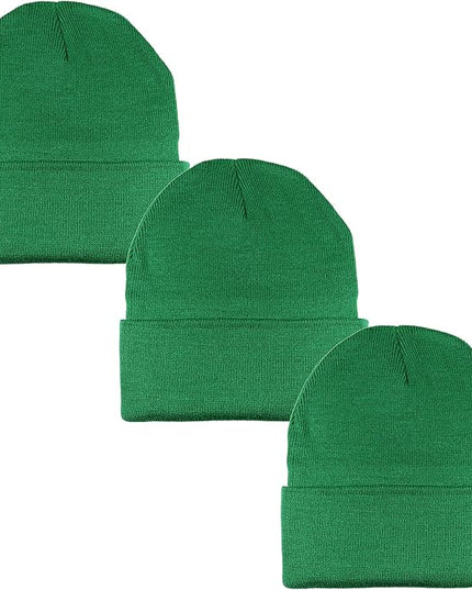 Gelante Unisex Beanie Cap Knitted Warm Solid Color