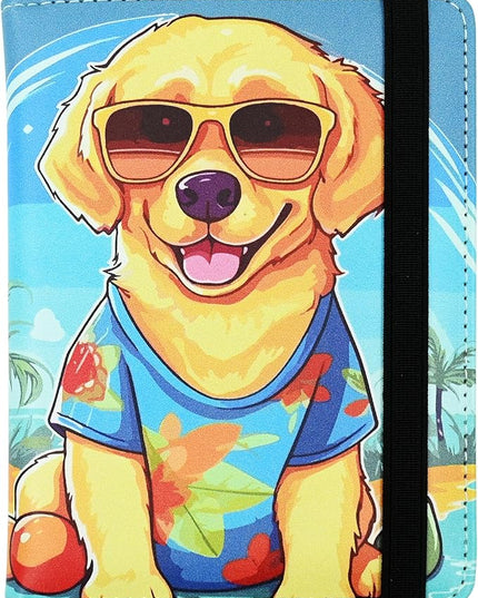Dog Passport Holder for Women and Men PU Leather Passport Cover for Travel