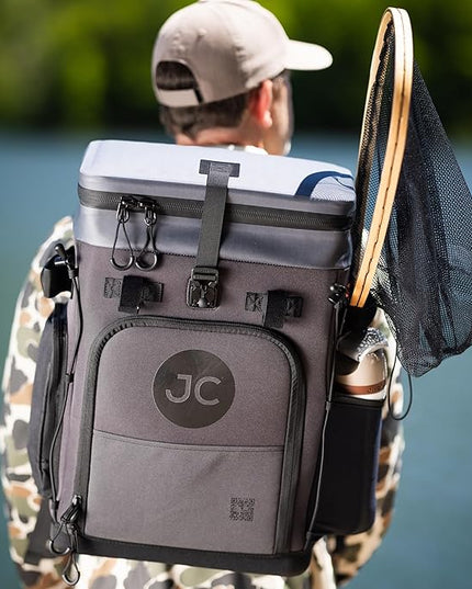 Convertible Cooler Backpack with Dry Storage by JustinCASE | Waterproof Travel Cooler Bag for Drinks, Clothes & Trips