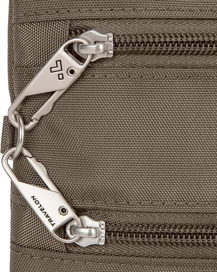 Travelon Anti-theft Classic Slim Double Zip Crossbody