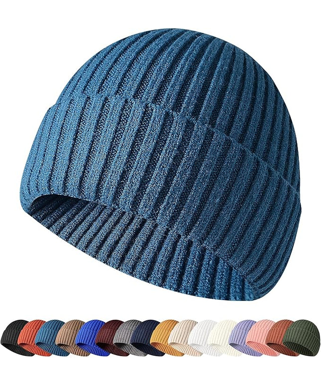 HiRui Knit Beanie for Men Women Kids, Winter Hats Warm Classic Daily Skull Caps