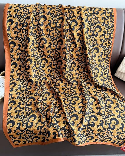Fashion Scarves Scarf 100% Silk Feeling Scarf Silk Like Scarves Long Lightweight Sunscreen Shawls for Women
