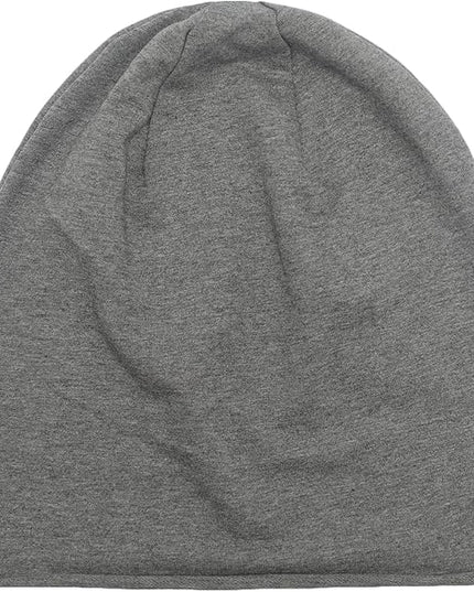 ZLYC Cotton Thin Slouchy Beanie Hat for Men Women Fashion Soft Stretch Knit Skull Cap