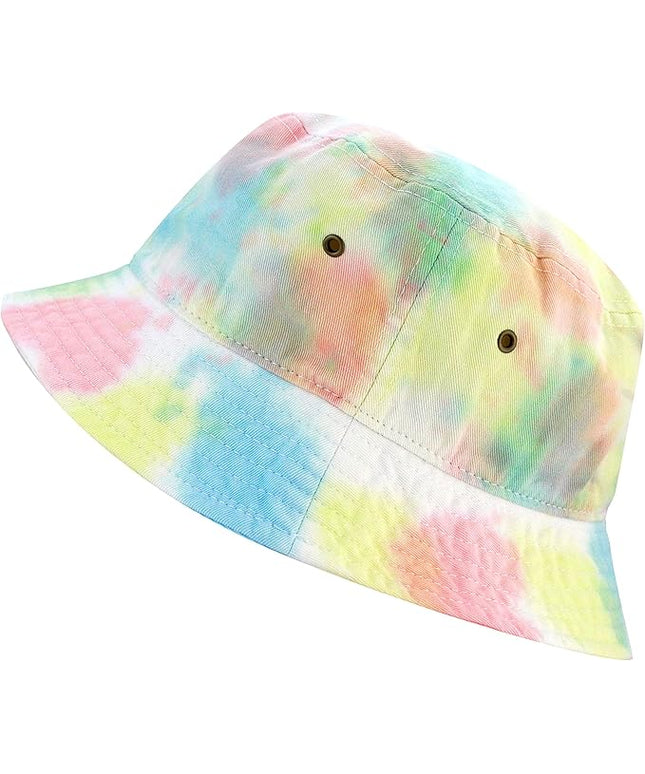 The Hat Depot Bucket Hat - Unisex 100% Cotton & Denim UPF 50 Packable Summer Travel Beach Sun Hat