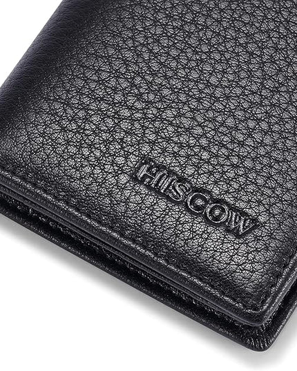 Leather Business Card Case Holder for Men & Women, Italian Calfskin