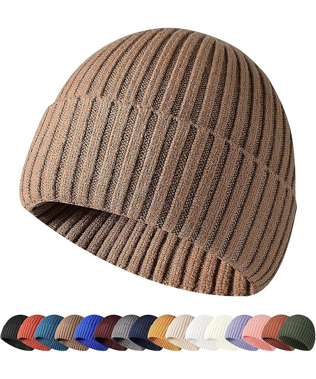 HiRui Knit Beanie for Men Women Kids, Winter Hats Warm Classic Daily Skull Caps