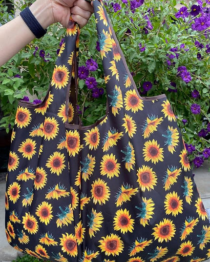 allydrew Large Foldable Tote Nylon Reusable Grocery Bags