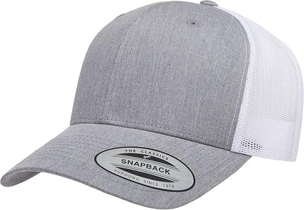 Yupoong Classic Premium Mesh 6 Panel Retro Trucker Cap | Mid Profile Snapback | OSFA | Bulk Pack Available