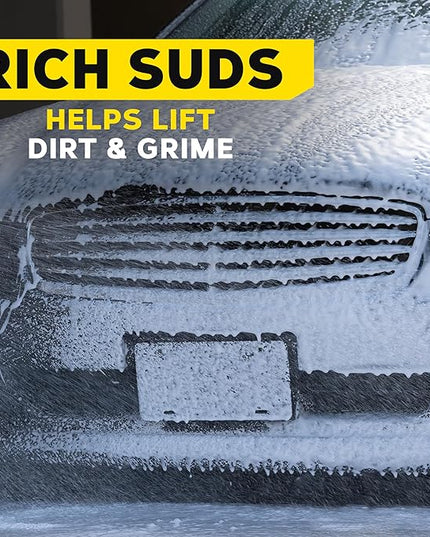 Meguiar's Gold Class Car Wash, Rich Foaming Car Soap for Bucket Wash or Foam Cannon Use, Safe on All Paints, Adds Glossy Shine, Gifts for Car Lovers or Car Guy Gifts for Men, 64 Oz