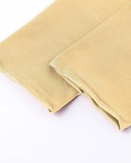 BABEYOND Long Opera Party 20s Satin Gloves Stretchy Adult Size Elbow Length