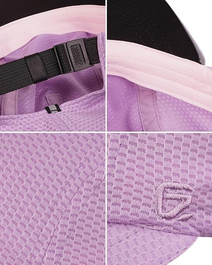 GADIEMKENSD Women's Race Day Running Cap Performance Mesh Hat - Excellent Ventilation, Lightweight, Reflective Safety