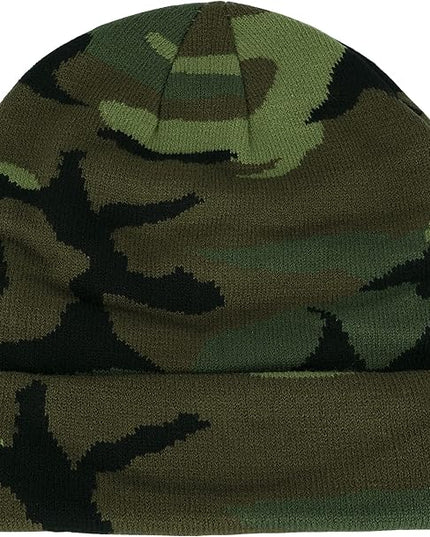 Gelante Unisex Beanie Cap Knitted Warm Solid Color