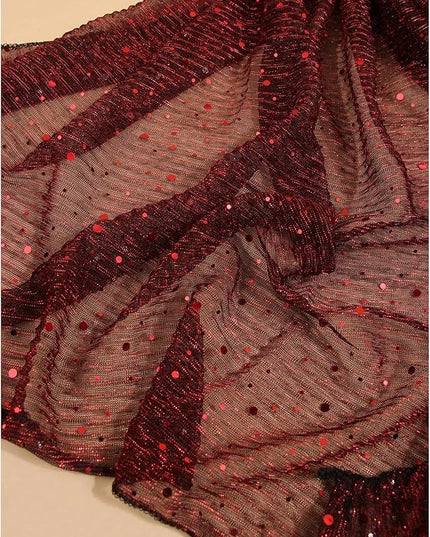 Floerns Women's Sequin Bandana Square Scarf Silk Scarves Mesh Shawl and Wrap for Evening Dresses