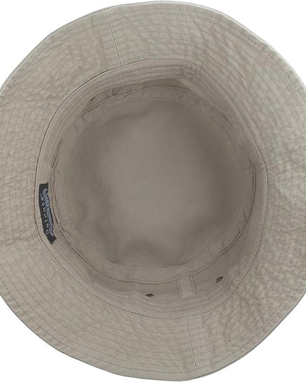 Gelante Solid Color 100% Cotton Bucket Hat for Women and Men Packable Travel Summer Beach Hat