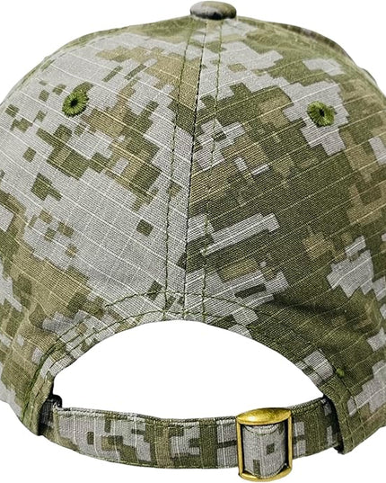 Roytrense Embroidered American Flag Unisex Baseball Cap (100% Cotton)
