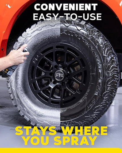 Meguiar's Hot Shine Tire Foam, 19 Oz, 3 Can/Pack, 4 Pack/Case