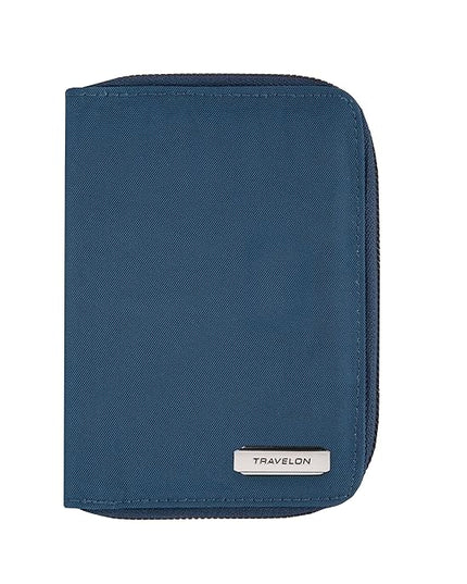 Travelon RFID Blocking Passport Zip Wallet