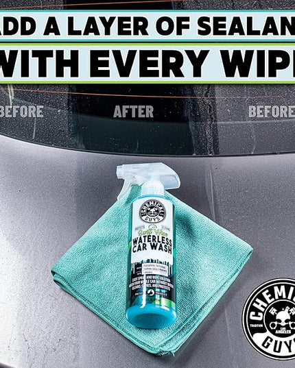 Chemical Guys Swift Wipe Sprayable Waterless Car Wash Spray - Spray and Wipe to Safely Clean and Shine Cars, Trucks, Motorcycles, RV & More, High Lubrication Formula, 64 oz