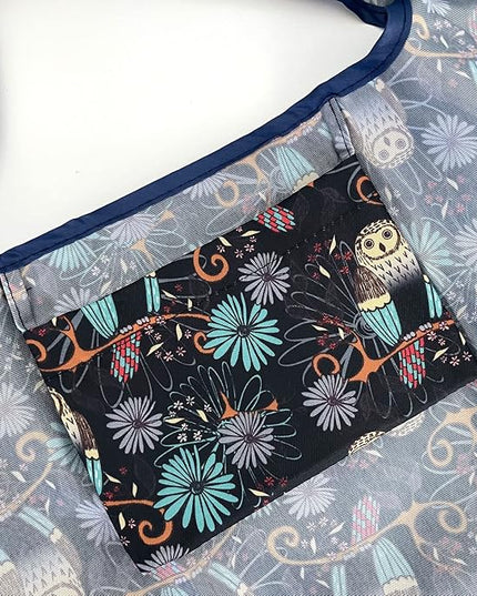 allydrew Large Foldable Tote Nylon Reusable Grocery Bags