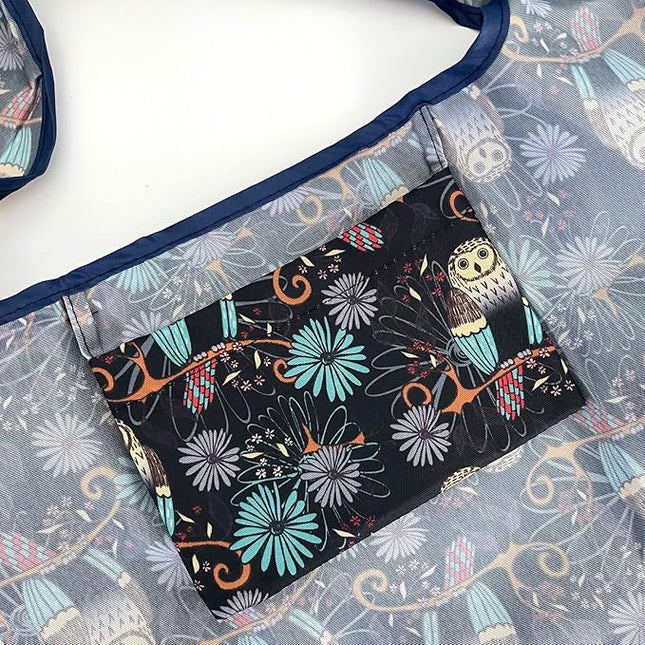 allydrew Large Foldable Tote Nylon Reusable Grocery Bags