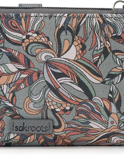 Sakroots Artist Circle Smartphone Crossbody in Coated Canvas, Detachable Wristlet Strap