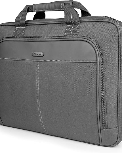 Targus Classic Slim Laptop Bag - Ergonomic Briefcase and Messenger Bag - Spacious Foam Padded for Laptops and Under
