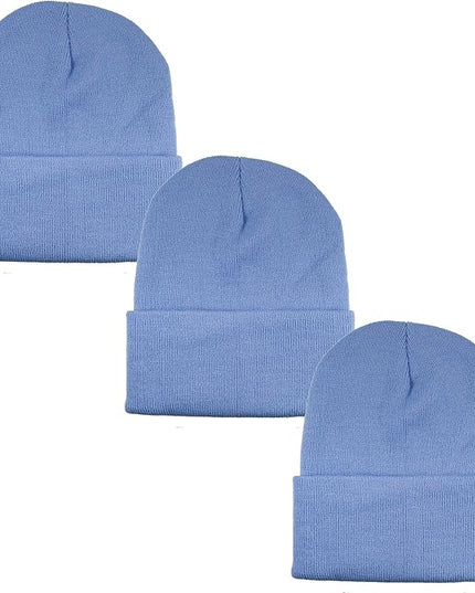 Gelante Unisex Beanie Cap Knitted Warm Solid Color